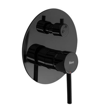 Ugradbeni tuš set REA Lungo Black Metallic + BOX