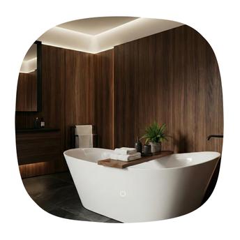 Zrcadlo LED 70x70cm TOP