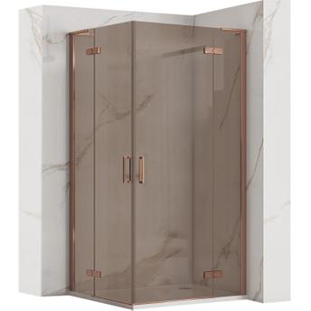 Cabina dus REA Hugo Double 80x100 Copper Brush