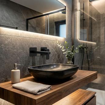 Wall Mounted faucet REA Arlo Black