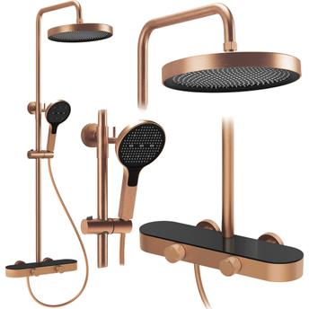 Shower set REA Creo Brush Copper