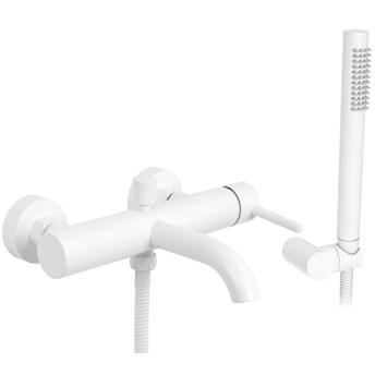 Bathroom faucet Rea Lungo White Matt