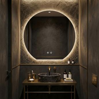 Lustro ścienne LED 80cm Fabio