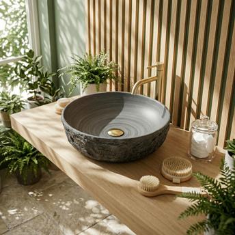 Aufsatzwaschbecken Rea Babilon Silver