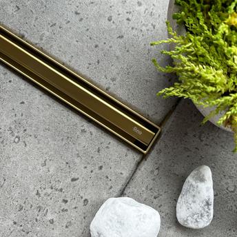 Tuš kanalica REA Neox Slim pro Gold 90