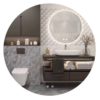 LUSTRO ŚCIENNE LED 80cm HZJ080