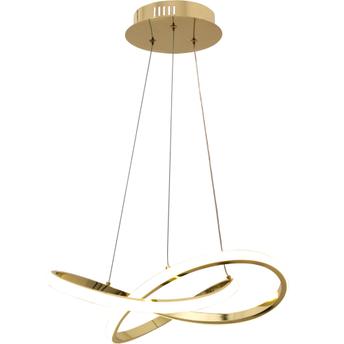 Loftlampe Hængende Ring Moderne LED + Fjernbetjening APP390-CP Guld