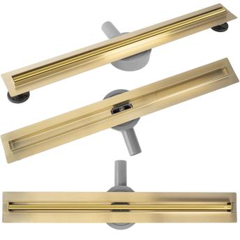 Drain linéaire REA Neox Slim pro Gold 80