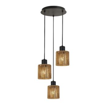 LAMPA SUFITOWA WISZĄCA APP1820-3CPR NATURE BLACK