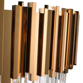 KRYSZTAŁOWA LAMPA SUFITOWA 312355 Złota