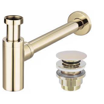 Click-Clack Νιπτήρας Siphon Universal REA Gold