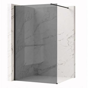 Tuš zaslon Rea Flexi Grey / Black 90