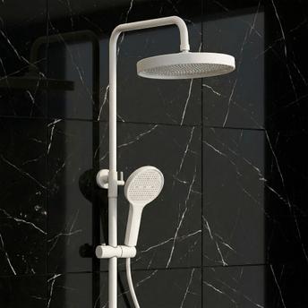 REA Creo White Shower set