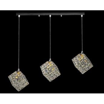 LAMPA WISZĄCA GLAMOUR KOSTKA APP723-3CP CHROM