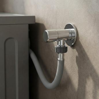 Válvula de escuadra 02 1/2" x 3/4" Chrome