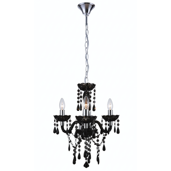 LAMPA SUFITOWA WISZĄCA EBT005-3CP CZARNA