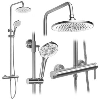 Kit de douche Rea Rivo Brush Nickel