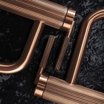 Bathroom faucet Rea Argon Brush Copper high