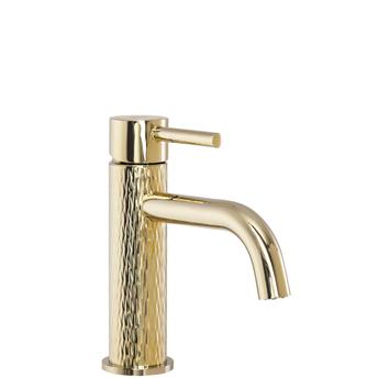 Bathroom faucet Rea Lungo Art Gold Low