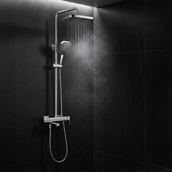 Zestaw Prysznicowy Rea Arlo Nikiel Szczotkowany