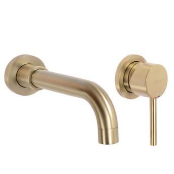 Wall Mounted faucet Rea  Lungo LONGBrush Gold + BOX