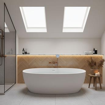 Bath faucet REA DROP Brush Copper