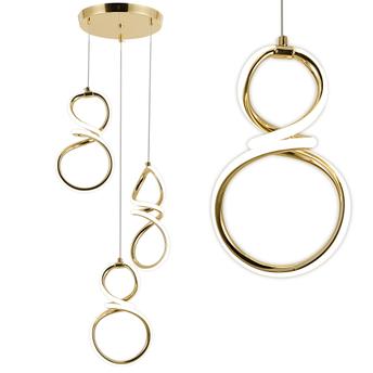 Pendant Lamp LED G073-3CPR Gold