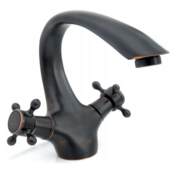 Pesemisvannisegisti Rea Retro Aged Black Low