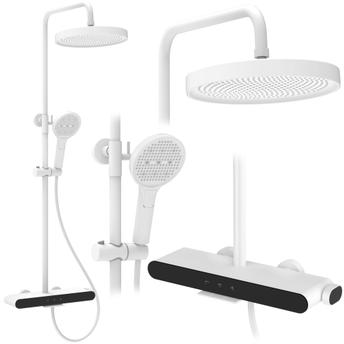 Shower set REA Farel White