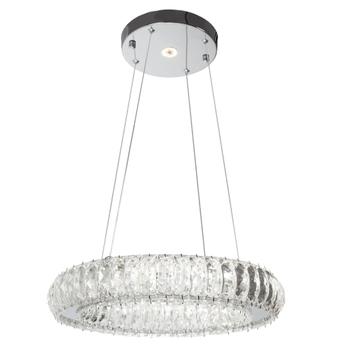 Kryształowa Lampa Sufitowa LED APP1040-CP + pilot