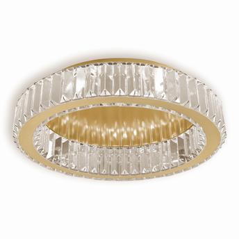 LAMPA KRYSZTAŁOWA PLAFON APP1722-C 50cm ZŁOTA SZCZOTKOWANA