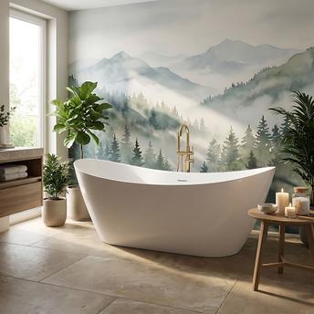 Vrijstaand bad Rea Ferrano Slim 180