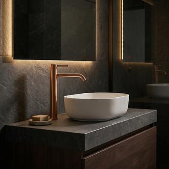 Kupaonska miješalica Rea Rivo Brush Copper