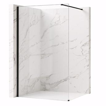 Tuš zaslon Rea Flexi Transparent / Black 70