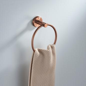 Bathroom hanger Ring 6610 Modern Brush Copper