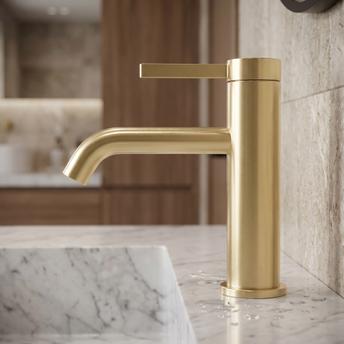 Kupaonska miješalica Rea Rivo Brush Gold