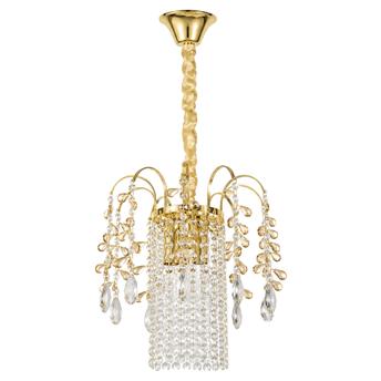 Lampa Wisząca z Kryształami SWE090-CP 30cm Złota