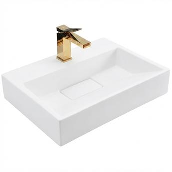 Umyvadlo REA GOYA na desku 50CM - konglomerát