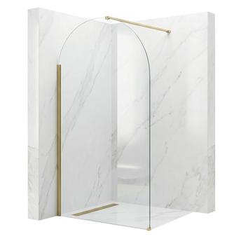 Shower screen Rea Heaven Brush Gold 120