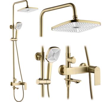 Shower set REA STORM GOLD BRUSH