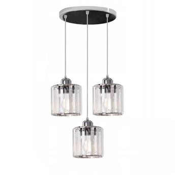 Lampa Sufitowa Kryształ APP510-3CPR Srebrna
