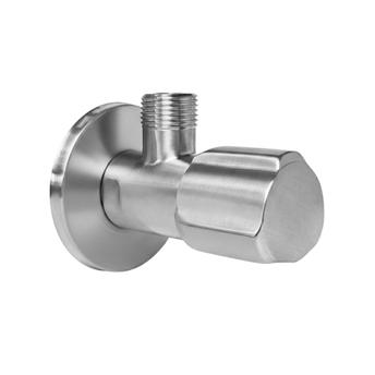 Ugaoni ventil 02 1/2" x 3/8" Brush Nickel