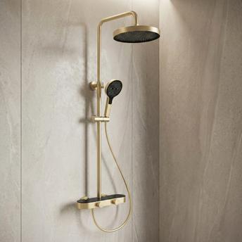 Shower set Rea Creo Brush Gold