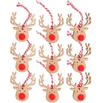 Dekoracje świąteczne 311367 Renifery 9szt