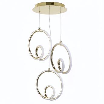 LAMPA SUFITOWA WISZĄCA LED LHJ095-3CP ZŁOTA