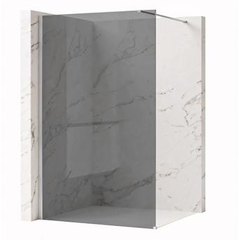 Shower screen Rea Flexi Grey / Chrome 110