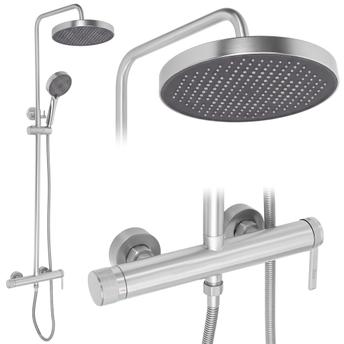 Conjunto de ducha Rea Grace Brush Nickel