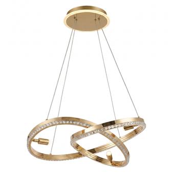 LAMPA SUFITOWA WISZĄCA LED G158-CP ZŁOTA