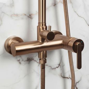Shower set Rea Ontario Brush Copper