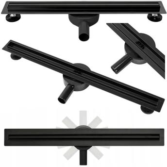 Drain linéaire NEO Slim Pro Black 80